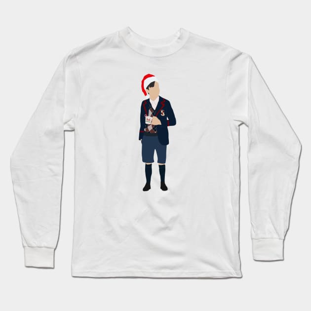 Five Hargreeves // Christmas Long Sleeve T-Shirt by RockyCreekArt